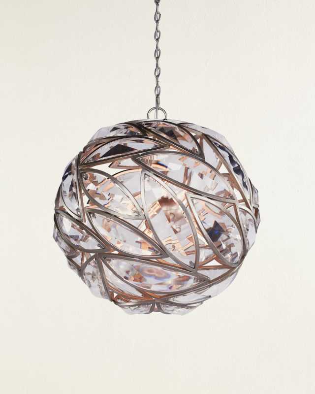 Petaline 26" 6-Light Sphere Chandelier